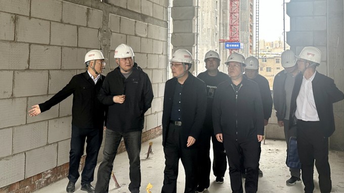 張佩峰到監(jiān)理項目現場督導檢查節(jié)前安全生產工作