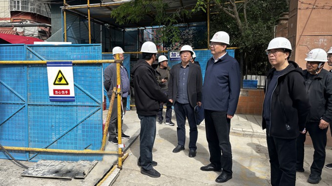 陳一夫到項目現場督導節(jié)前安全生產工作